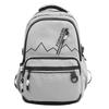 Big Capacity Simple Backpack With Letter Print Design For Middle Students School