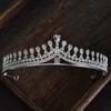 Zircon Crystal Bridal Crown Shiny Princess Tiara Fashion Rhinestone Headband  For Birthday