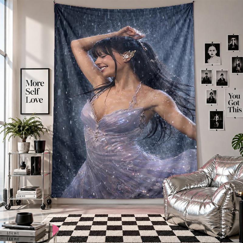 Wandbehang Ayliva Kunst Hängendes Tuch Dekorative Hintergrundabdeckung zur Raumdekoration