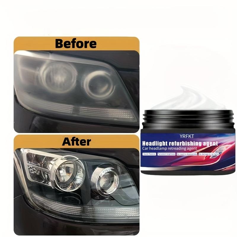 Automotive headlight refurbishment, cleaning, and repair agents, headlight housing aging care agents to prevent lampshades from turning yellow