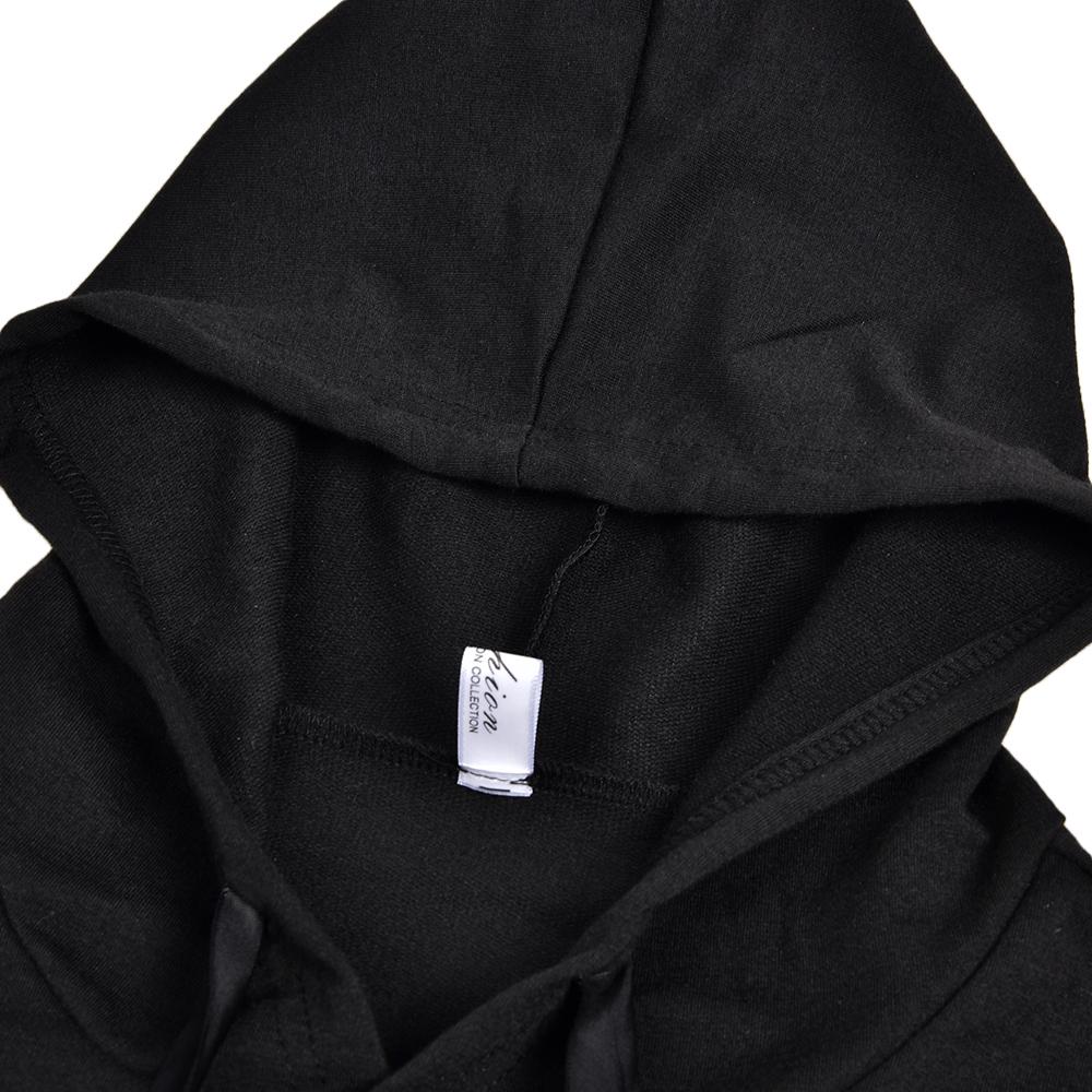 Frauen Mode Brief Muster Hoodie Casual Kurzarm Kordelzug Zipper Hoody Bodycon Kurzes Kleid