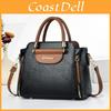 Street Style Pu Handbag With Top Zip Closure And Letter Decor For Daily Use