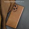 Premium Genuine Leather Protective Case for Honor 50 Series.