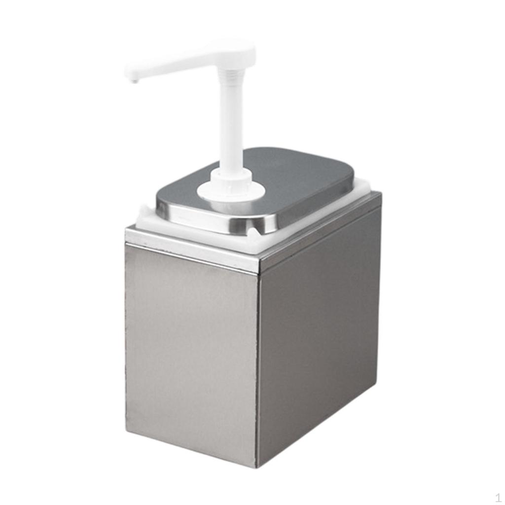 Condiment Pump Bottle for Sauces, Dressings, And Syrups Home Restaurant