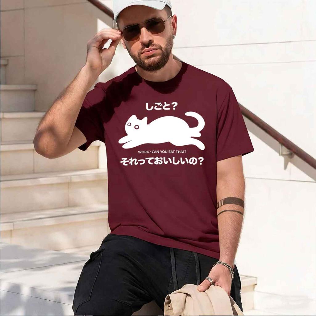Kawaii Funny TShirt Lazy Tshirt Funny Cute Tshirt Unisex Unisex Japanese Style Graph Tees Unisexs Clothing 2026 New Model Shortsleeve