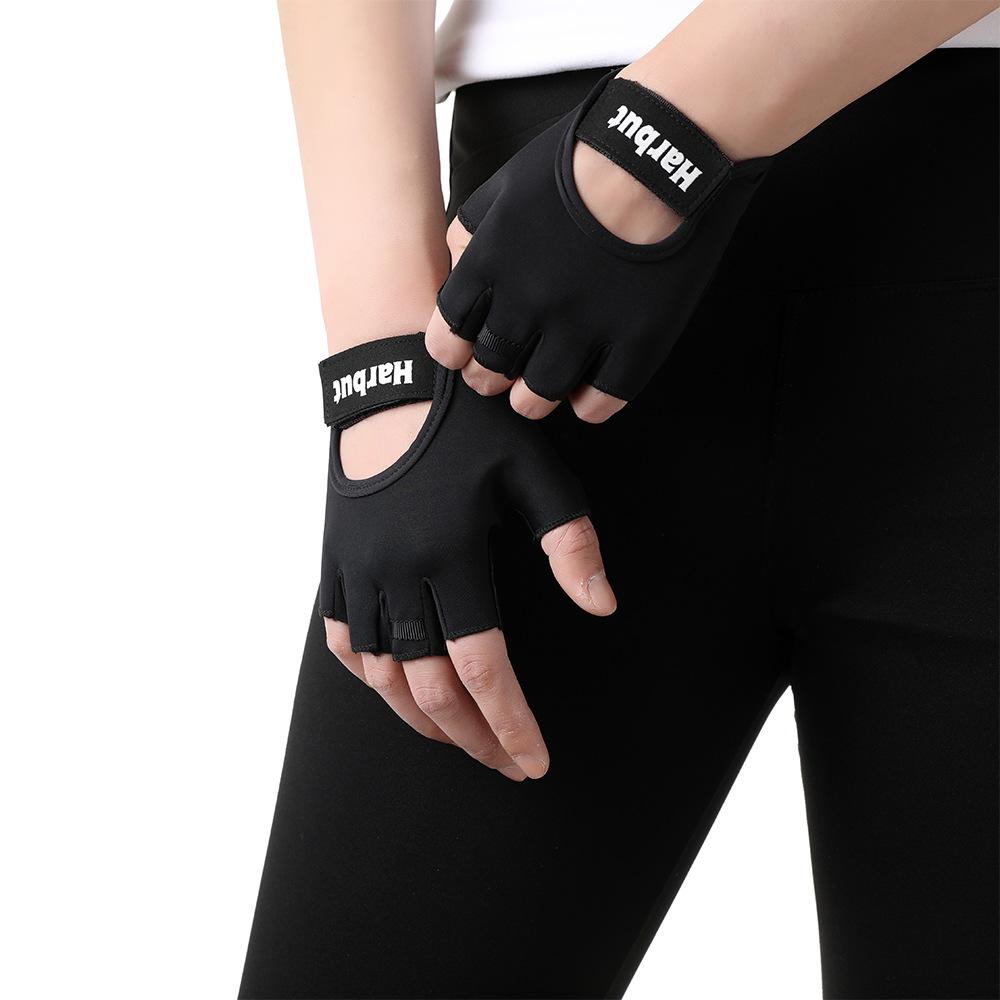 Fitness Gloves for Men and Women Outdoor Sports Anti Slip Palm Pad Thickened Breathable Wear Resistant Anti Cocoon Riding Half Finger Gloves