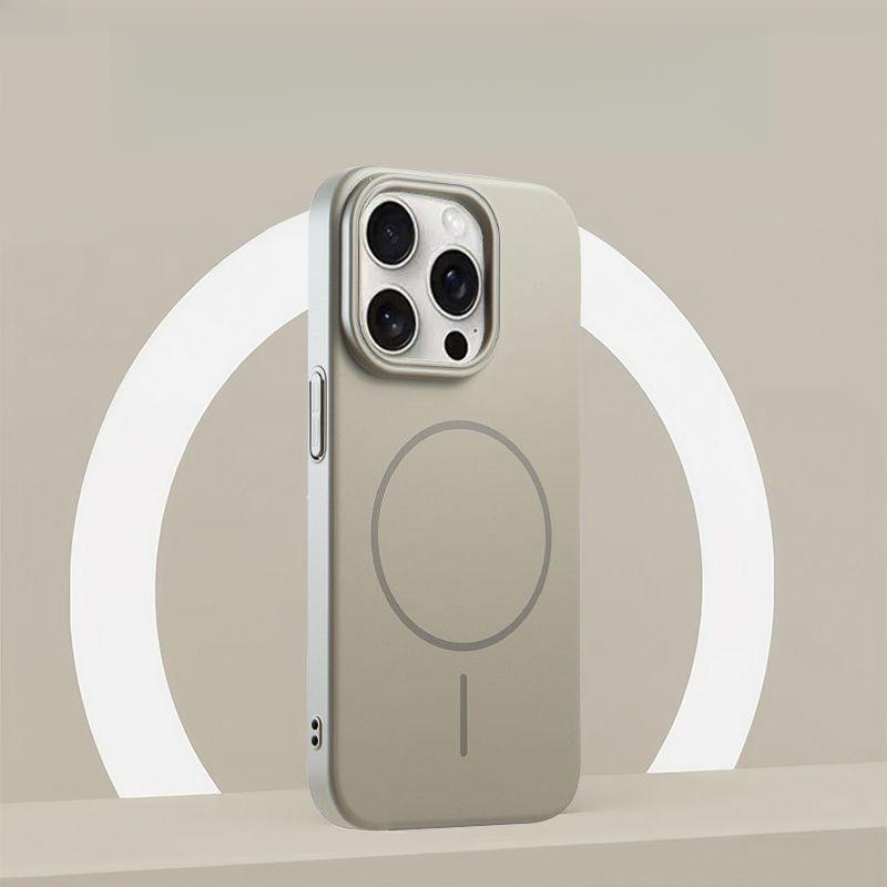 Silikonový kryt na telefon pro Apple iPhone 16 Pro Max - Hladký na dotek MagSafe Nárazuvzdorný Kreativní Plné krytí pro iPhone 16/15/14/13/12/11/Pro/Plus/Pro Max