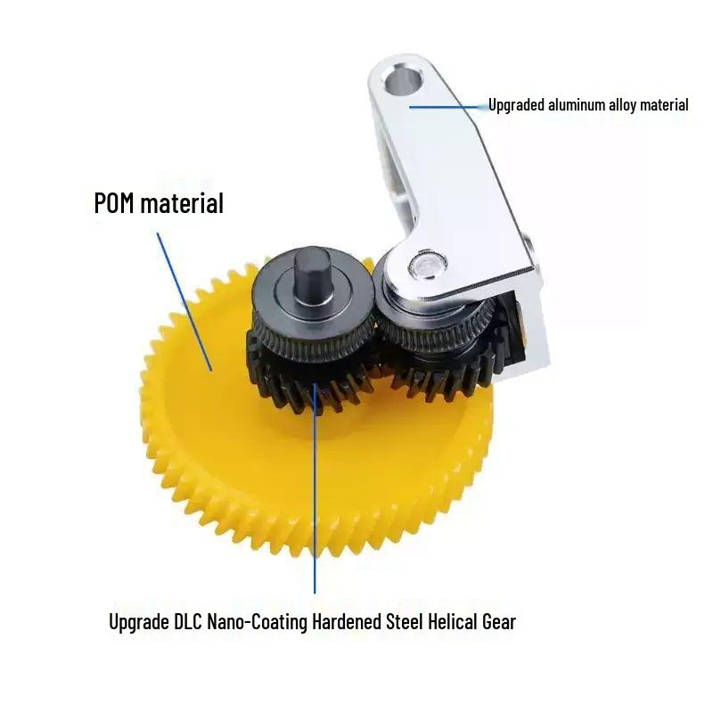 Huasu Tuozhu X1/P1/A1 Extruder Upgrade Gear: Hollow Hardened Steel for 3D Printers