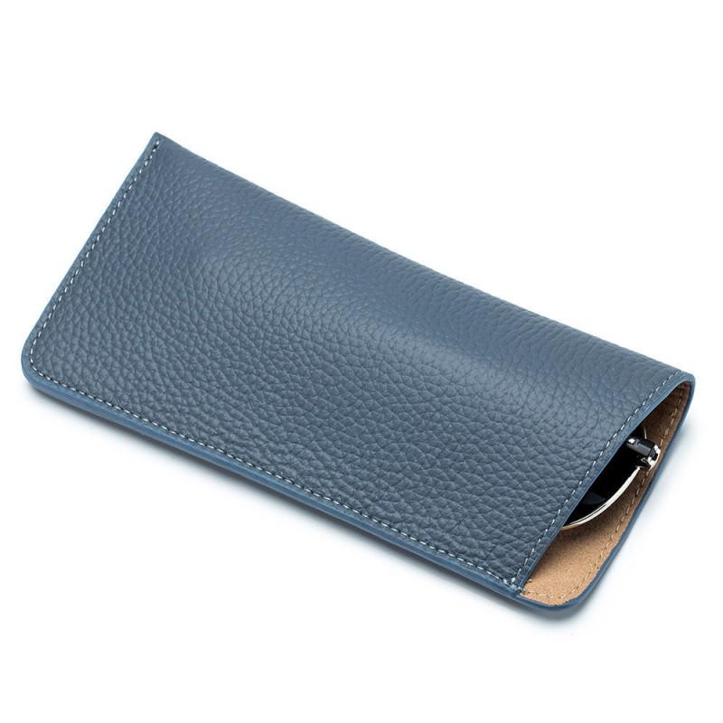 Premium Leather Eyeglass Case Reading Glasses Prescription Sunglasses Soft Shell Portable Unisex Travel Accessory In 6