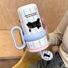 Изолированная бутылка для воды из нержавеющей стали 316, большая емкость, изолированная кружка, милая кофейная кружка, подарок