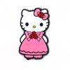 Hello Kitty Cat PVC Rubber Decorative Shoe Buckle - Flower Accessory 