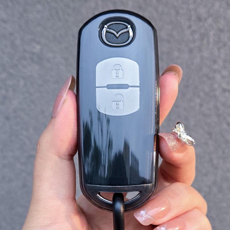 Mazda 3/Axela Transparent Key Shell for CX-4/CX-5/Atenza/CX-9 (Men's Buckle)