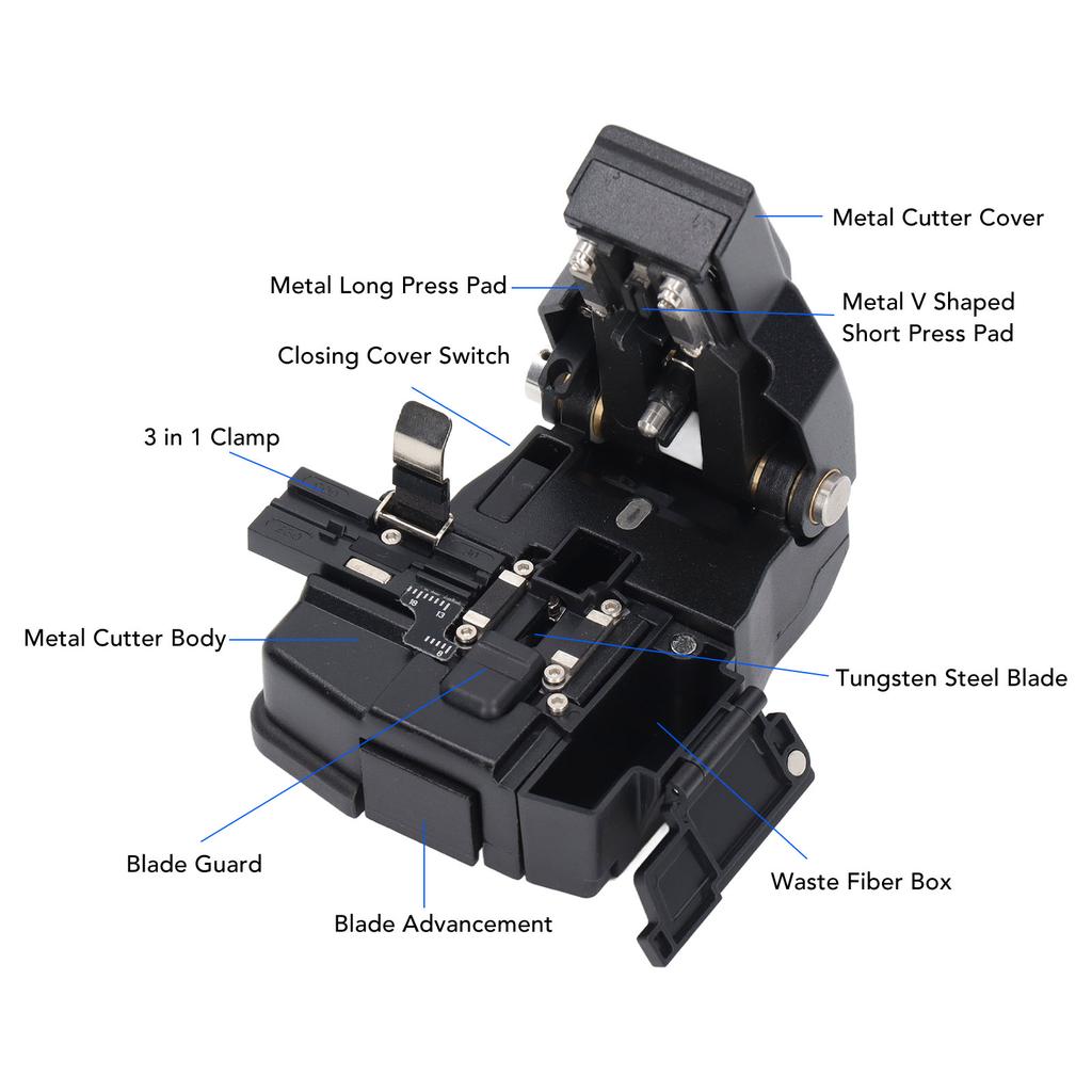 SKL-30 High Accuracy Fiber Optic Cleaver Fluent Cutting Stable Performance Optical Fiber Cutter for Cold Splice