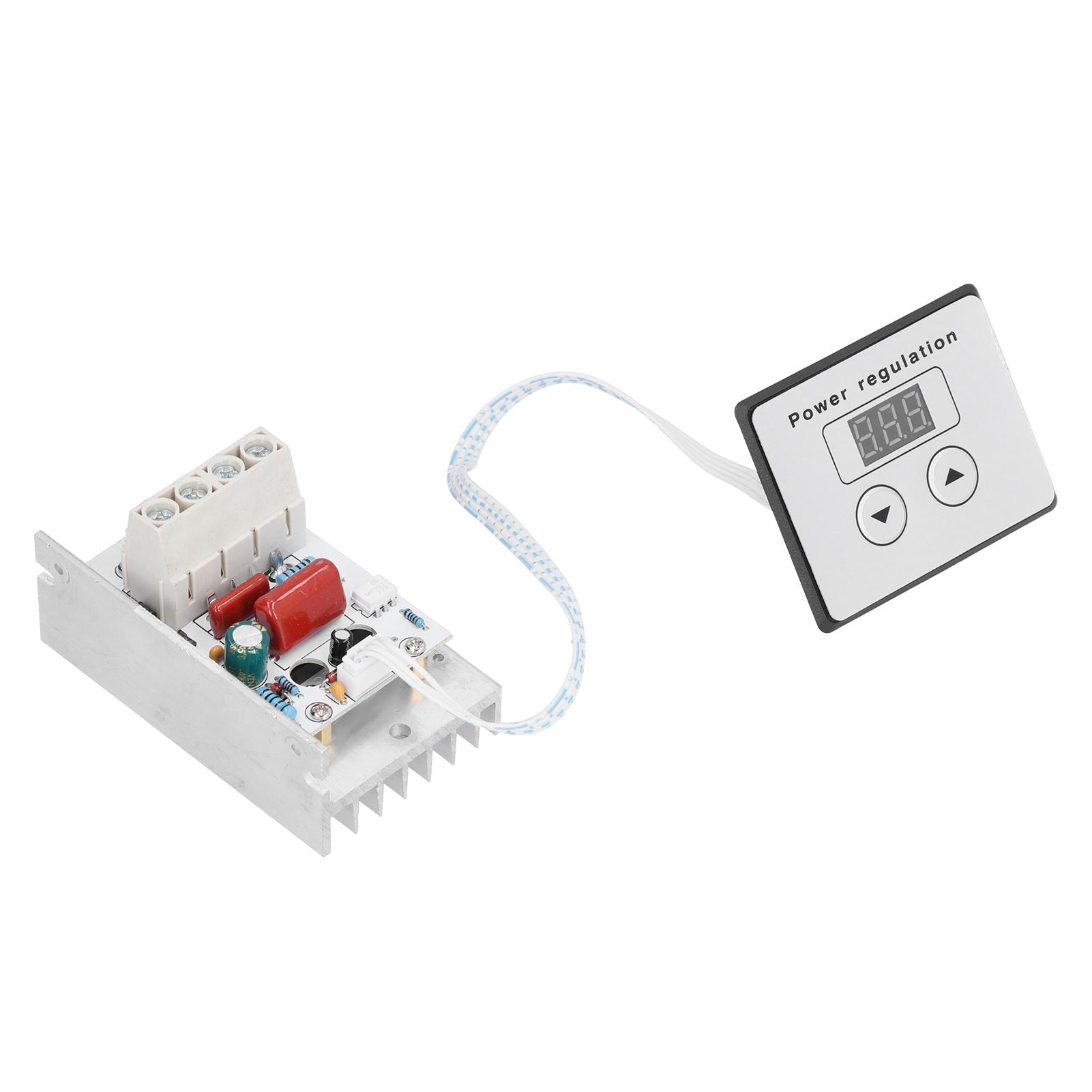 

Тиристорный электрический регулятор напряжения сверхмощный цифровой регулятор 10000 Вт внешний переменный ток 220 В