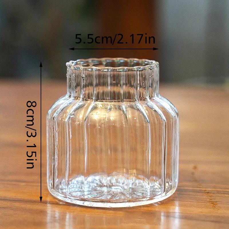 

1 шт. стеклянная бутылка для растений креативная прозрачная ваза для композиции контейнер гидропонный террариум маленькая полосатая ваза скандинавский 3 стиля
