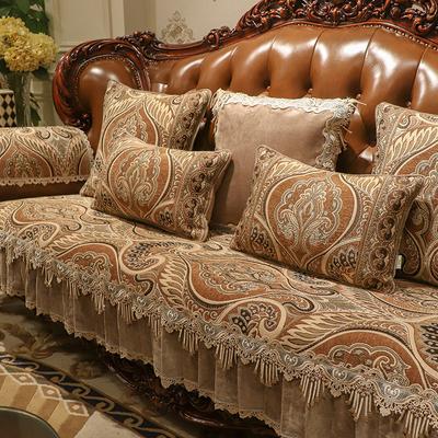 Copridivani in Chenille Retrò per 1/2/3 Posti Antiscivolo Jacquard Copridivano Decorazione per Soggiorno Casa Europea Copridivano Modulare