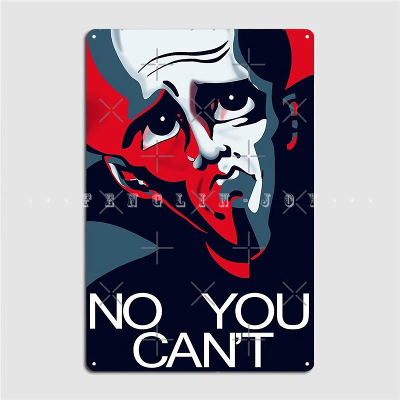Megamind No You Can t Metal Sign Cinema Living Room Club Bar Design Mural Painting Tin Sign Poster 20x30cm