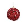 8CM Sequin Foam Christmas Tree Ornament Ball - Hanging Decoration