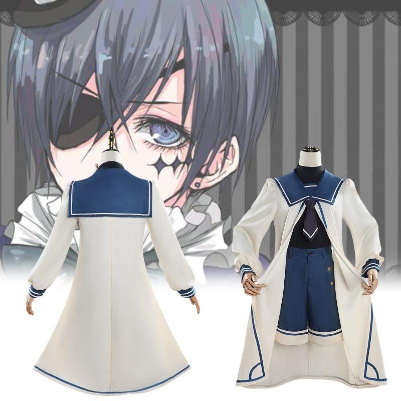 Theme Butler Black Anime Character Ciel Phantomhive Performing Cosplay Costume