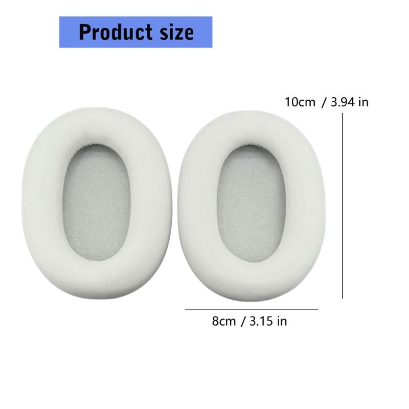 Replacement Ear Cushion Pad Over Ear Headphone Earpads for WH-1000XM6 Noise Isolating and Comfortable Fit