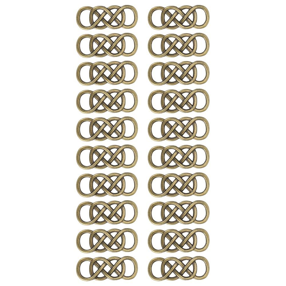 

20pcs Alloy Jewelry Findings Infinity Symbol Craft Supplies Jewelry Making Accessory DIY Bracelet