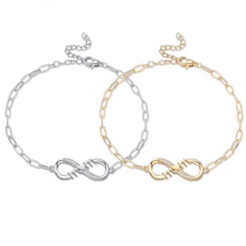 Heart-Shaped Paperclip Bracelet Gift for Mom - Mother's Day Special