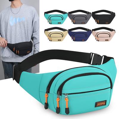 Large Capacity Outdoor Waist Bag Waterproof Sports Walking Bag Fashion Men Chest Bag  Women