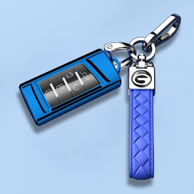 Personalized Key Cover & Lanyard for 20-23 GAC Trumpchi GS4 - Tech Protective Shell
