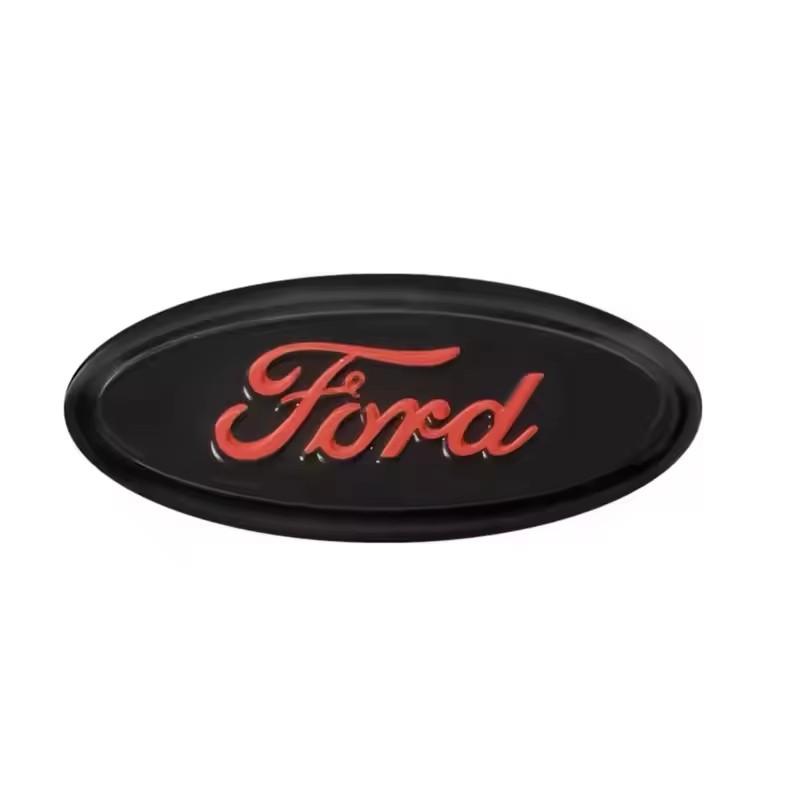 xqzvd1 Car Front Grille Logo Hood Emblem Sticker Trunk Badge Accessories For Ford Focus Mk2 Mk3 Fiesta Mk7 Mondeo Ranger Escape Mustang