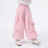 Little Yin Man Girls' Breathable Bow Lantern Pants