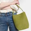 Celebrity Style Leather Bucket Bag | Genuine Cowhide Suede Tote | Large Capacity Shoulder & Underarm Design