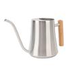 Indoor Watering Can Stainless Steel Wooden Handle Watering Pot with   Spout for House Plants Flowers Succulents Bonsai 1L