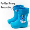 Unisex Toddler Waterproof Cartoon Rain Boots for Kids - Rubber, Short, Outdoor