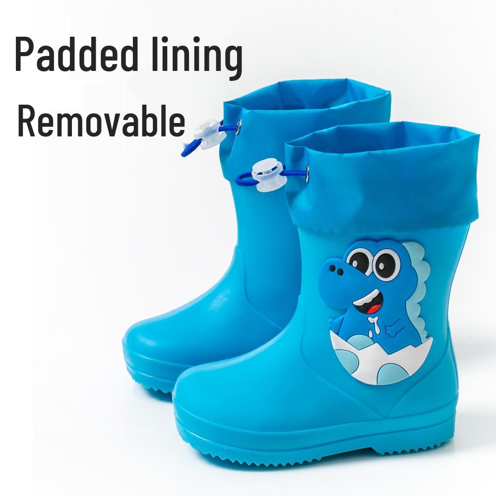 Unisex Toddler Waterproof Cartoon Rain Boots for Kids - Rubber, Short, Outdoor