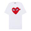 Comme Des Garcons Heart Short Sleeve T-Shirt 79710656 Unisex T-Shirt