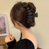 Black Series Big Hair Clip for Women Simplicity Ponytail Clip Women Shark Clip Girl Hair Clamp