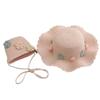 2025 Children's Summer Straw Hat & Crossbody Bag Set: Girls' Fashion, Parent-Child Fisherman Style, Wide Brim Sun Hat.