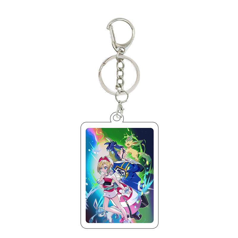 1pc Anime Charizard Mewtwo Gardevoir Cartoon Cool Game Characters Self Made Acrylic Keychain 5cm Pendant Decor Gifts Wholesale