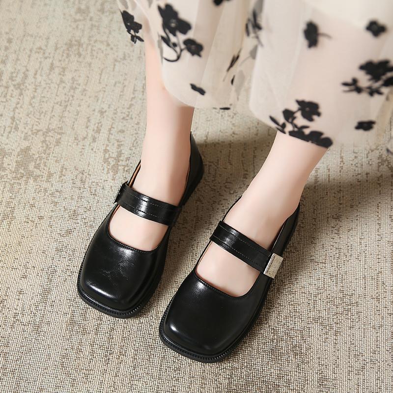 CRLAYDK Vintage Women's Casual Loafers Slip On Flat Shoes Comfort Penny Dressy Ladies Work Walking Office Leather Moccasins