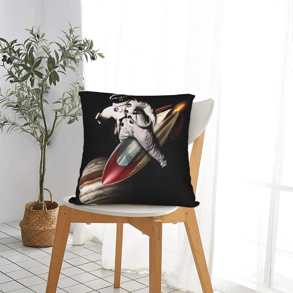 Space Man Pillowcases Project Hail Mary Funny Pillow Case For Sofa Home Decoration Print Pillow Cover