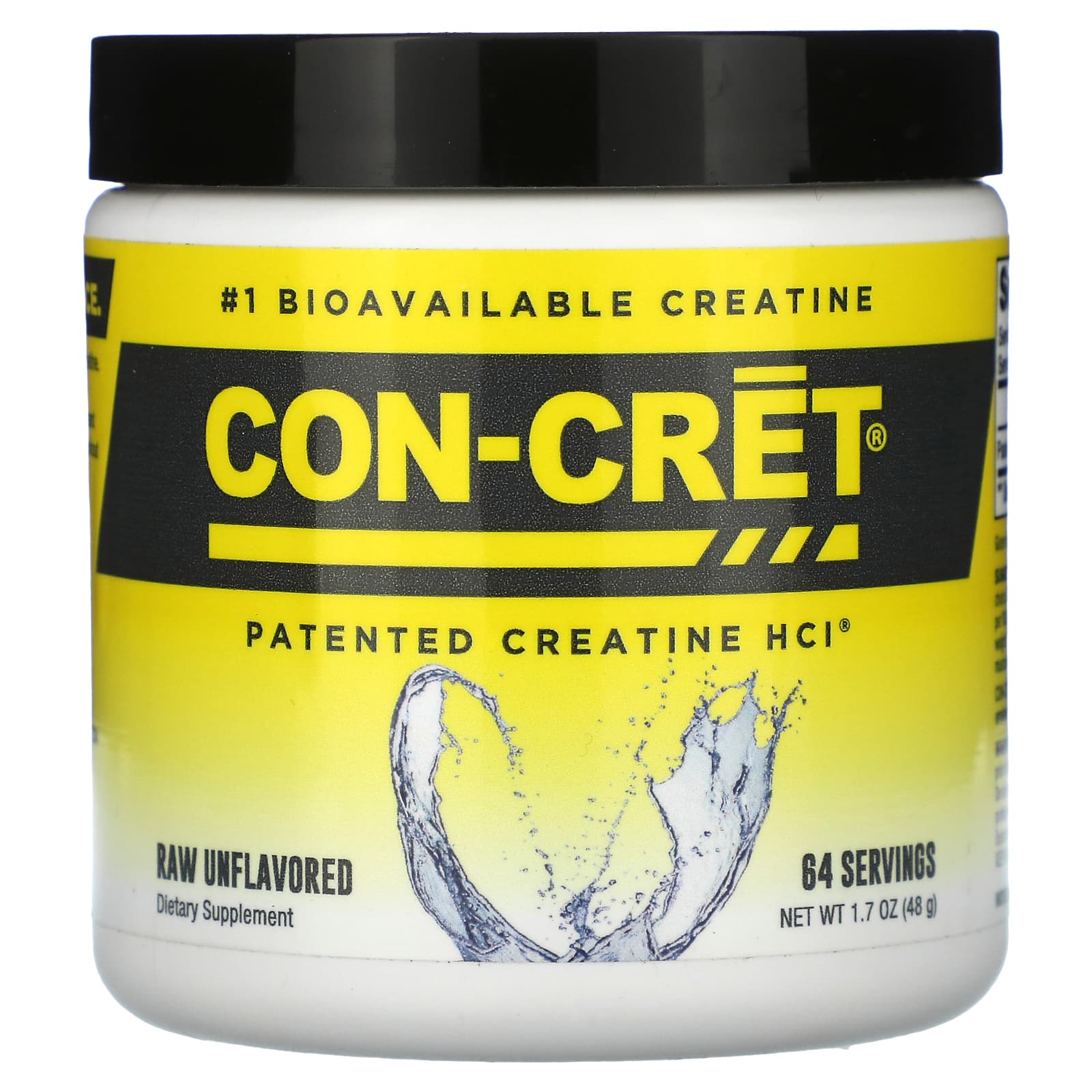 

Con-Cret, Creatine Hcl, Unflavored, 1.69 Oz (48.0 G)