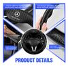 ZHM3   Car Steering Wheel Handle Cover Anti-skid Steering Wheel For Mercedes Benz C180 C300 W124 W176 W177 C200 C260 GLC CLE CLA AMG