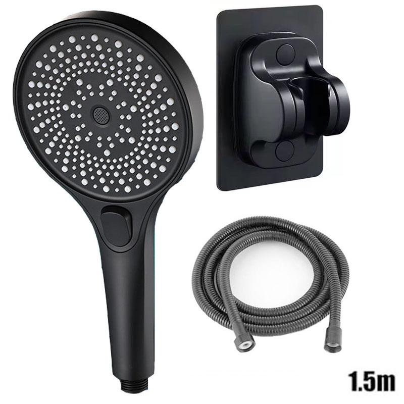 Showerhead Large Panel Replete for Shower Accessories Three Modes Shower Heads High Pressure Bathroom Showers Parts Fixture Home
