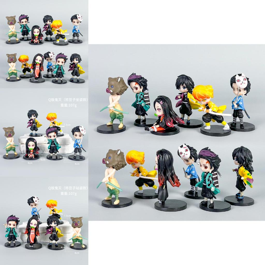 Demon Slayer Kimetsu No Yaiba Kamado Tanjirou PVC Figurka Sběratelská S Sestavenými Postavami Pro Vystavení A Dárky