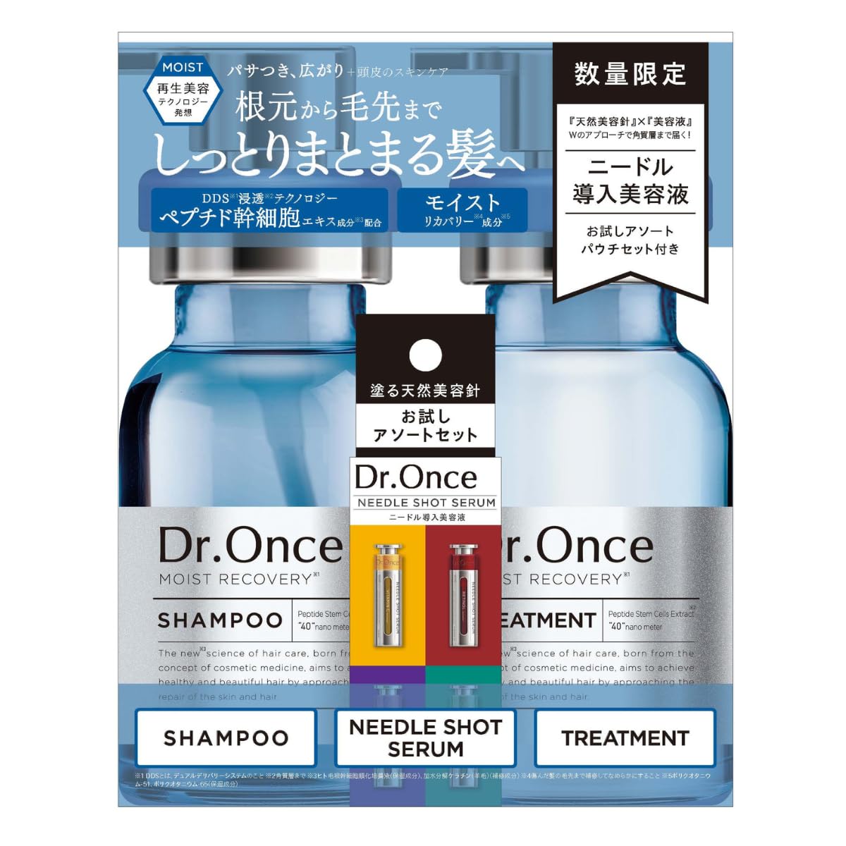 

Набор шампуня и кондиционера для волос DR Once MR с пробным набором сыворотки DR Once Needle Shot и