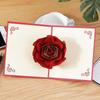 Pop-Up Design 3D Pop-Up Rose Card Rose Wedding Greeting Card  Mother'S Day
