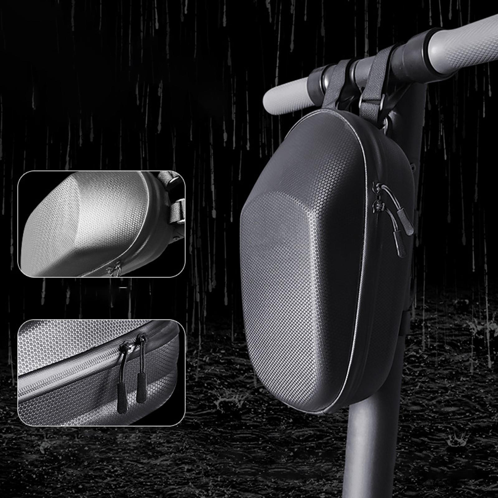 

Сумка для подвешивания мотороллера спереди, практичный элегантный держатель, складная рама велосипеда, жесткая PU