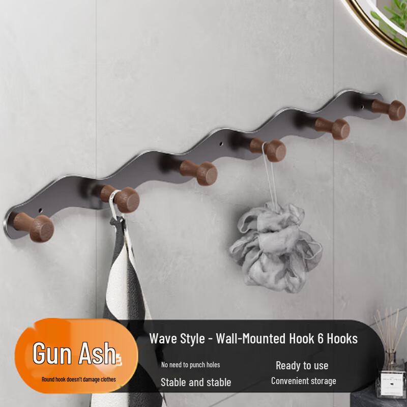 Lilang Drill-Free Wall Mounted Clothes Hooks
