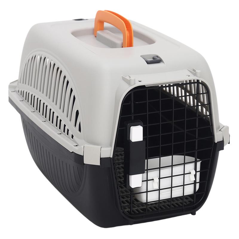 Portable Airline Cat Carrier – Handheld Plastic Cat & Dog Cage