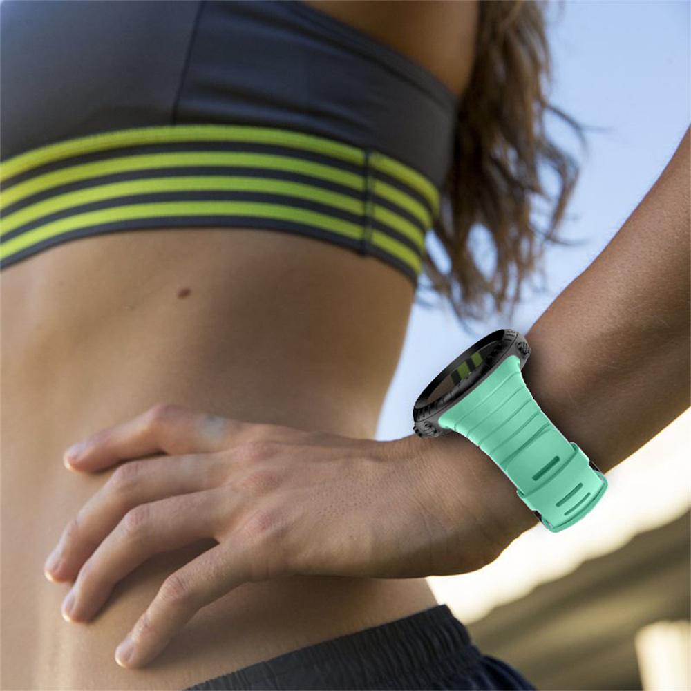 Pro řemínek hodinek Suunto Core Vysoce kvalitní silikonový řemínek s černou přezkou náramek s texturovaným povrchem pro Suunto Core